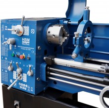 HBM metaaldraaibank 410x1000 mm DRO 400 V met koeling en verlichting