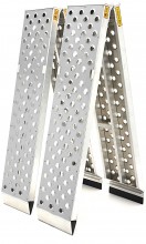 HBM aluminium dobbel opkørselsrampe sammenklappelig 1360 kg 2740 x 355 mm