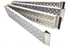 HBM aluminium dubbele oprijplaat inklapbaar 1360 kg 2740 x 355 mm