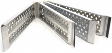 HBM aluminium dubbele oprijplaat inklapbaar 1360 kg 2740 x 355 mm