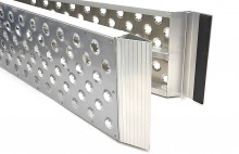 HBM aluminium dubbele oprijplaat inklapbaar 1360 kg 2740 x 355 mm