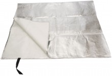 HBM svejsetæppe 1100G M2 120 x 180 cm glasfiber med aluminiums forside 500 °C.