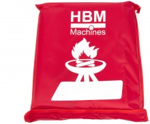 HBM svejsetæppe 1100G M2 120 x 180 cm glasfiber med aluminiums forside 500 °C.