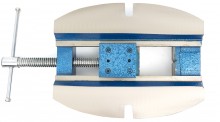 HBM Professionele boorklem met V-bek, klembereik 150 mm, 150 mm
