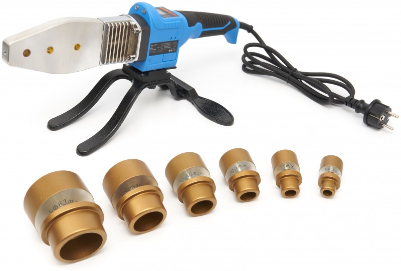 HBM digitaal moflasapparaat 20-63 mm 800 W 230 V met opbergkoffer