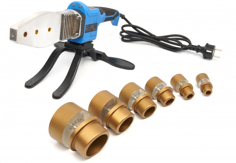 HBM digitaal moflasapparaat 20-63 mm 800 W 230 V met opbergkoffer