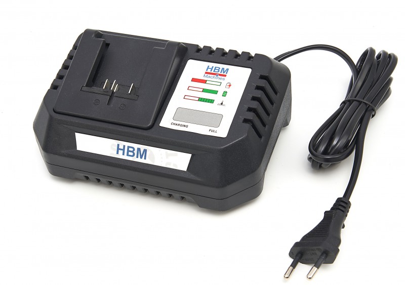 HBM acculader voor 20V 4.0Ah heggenschaar en grastrimmer set - geschikt voor artikel 11128