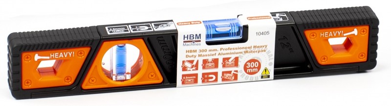 HBM Professionele Heavy Duty Massief Aluminium Waterpas