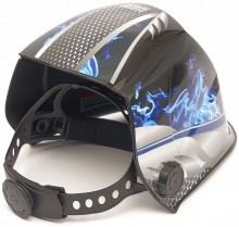 HBM lashelm Digital Mist Warrior zelfdimmend Autoweld True Color DIN 3-13 slijpstand 2 ARC-sensoren
