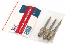 HBM 3-delige Soldeertip Set voor 3,6V 8W Accu Soldeerbout