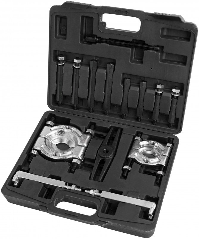 HBM lagerassemblage set 14-delig - carbonstaal, inclusief opbergkoffer