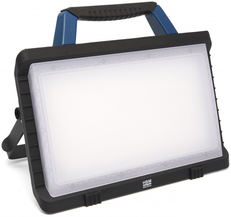 HBM LED bouwlamp 50W 5500 lm 5000K klasse 1 IP54 3 m kabel zwart