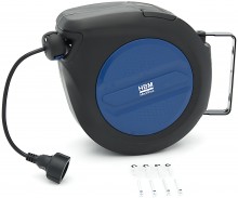 HBM automatische stroomhaspel IP20, kabelhaspel 3x1,5 mm²