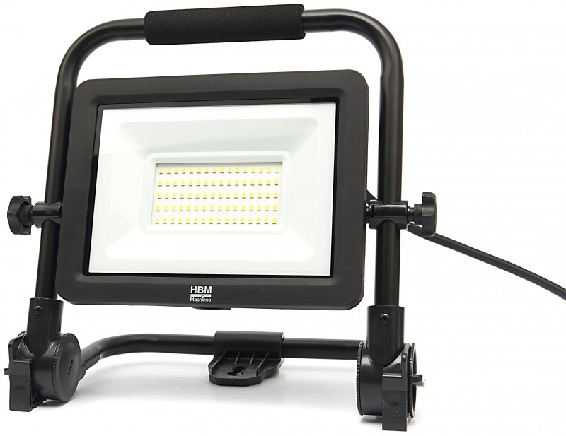 HBM LED bouwlamp 50W 4700 lm 6500K IP65 klasse 2 zwart aluminium