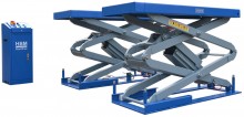 HBM Indbygget hydraulisk sakselift med pneumatisk oplåsning 3500 kg, 230V, 2200W