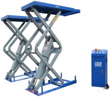 HBM Inbouw Hydraulische Schaarhefbrug met Pneumatische Ontgrendeling 3500 kg, 230V, 2200W
