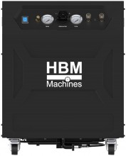 HBM stille compressor 35 liter low noise 10 bar 850W 230V 60 dB olievrij
