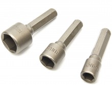 HBM 100-delige soft grip schroevendraaier-, dopsleutel- en bitset met sleuf, hex, Philips, Pozidriv, Torx en binnenvierkant