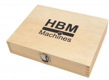 HBM 8-delige professionele houtborenset grote maten met HEX aansluiting voor hout