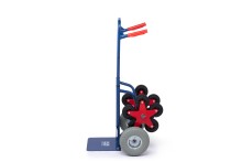 HBM trapsteekwagen staal 150 kg 12 wielen PU 25 cm 118 cm
