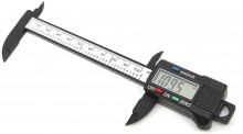 HBM digitale zakschuifmaat 100 mm, 0,1 mm nauwkeurig, inch/mm, 177 mm, 1,5V batterij