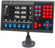 HBM LCD DRO til drejebænke - 3-akset, målenøjagtighed 0,01 mm.