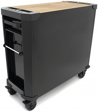 HBM gereedschapswagen 11 laden 109 cm zwart met slot, werkblad, 4 wielen, 400 kg
HBM gereedschapswagen 11 laden 109 cm zwart met slot, werkblad, 4 wielen, 400 kg
