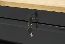 HBM gereedschapswagen 11 laden 109 cm zwart met slot, werkblad, 4 wielen, 400 kg
HBM gereedschapswagen 11 laden 109 cm zwart met slot, werkblad, 4 wielen, 400 kg