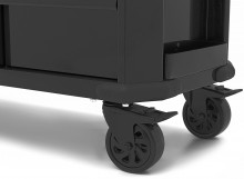 HBM gereedschapswagen 11 laden 109 cm zwart met slot, werkblad, 4 wielen, 400 kg
HBM gereedschapswagen 11 laden 109 cm zwart met slot, werkblad, 4 wielen, 400 kg