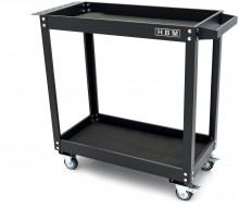 HBM verrijdbare gereedschapswagen 2-laags zwart, 4 wielen, 83,5 x 34,5 x 77,5 cm HBM verrijdbare gereedschapswagen 2-laags zwart, 4 wielen, 83,5 x 34,5 x 77,5 cm