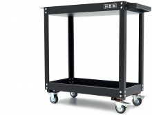 HBM verrijdbare gereedschapswagen 2-laags zwart, 4 wielen, 83,5 x 34,5 x 77,5 cm HBM verrijdbare gereedschapswagen 2-laags zwart, 4 wielen, 83,5 x 34,5 x 77,5 cm