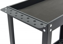 HBM verrijdbare gereedschapswagen 2-laags zwart, 4 wielen, 83,5 x 34,5 x 77,5 cm HBM verrijdbare gereedschapswagen 2-laags zwart, 4 wielen, 83,5 x 34,5 x 77,5 cm