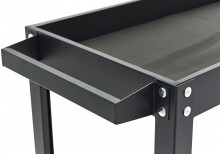 HBM verrijdbare gereedschapswagen 2-laags zwart, 4 wielen, 83,5 x 34,5 x 77,5 cm HBM verrijdbare gereedschapswagen 2-laags zwart, 4 wielen, 83,5 x 34,5 x 77,5 cm
