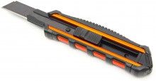HBM universeel aluminium afbreekmes 18 mm met soft grip, uitschuifbaar
