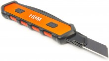 HBM universeel aluminium afbreekmes 18 mm met soft grip, uitschuifbaar

