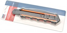 HBM universeel aluminium afbreekmes 18 mm met soft grip, uitschuifbaar
