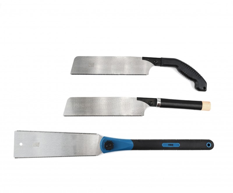 HBM Japanse trekzagen set 250 mm 3-delig