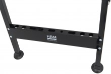 HBM draagbare werkbank inklapbaar, in hoogte verstelbaar en kantelbaar werkblad, hout, 150 kg, 60,5 x 64 x 85,5 cm