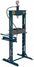 HBM werkplaatspers 20 ton, slag 185 mm, bereik 28-988 mm, 108,8 kg, blauw