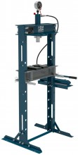 HBM werkplaatspers 20 ton, slag 185 mm, bereik 28-988 mm, 108,8 kg, blauw