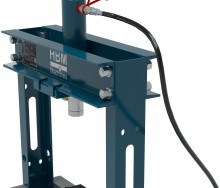 HBM werkplaatspers 20 ton, slag 185 mm, bereik 28-988 mm, 108,8 kg, blauw