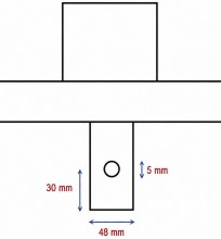 HBM werkplaatspers 20 ton, slag 185 mm, bereik 28-988 mm, 108,8 kg, blauw