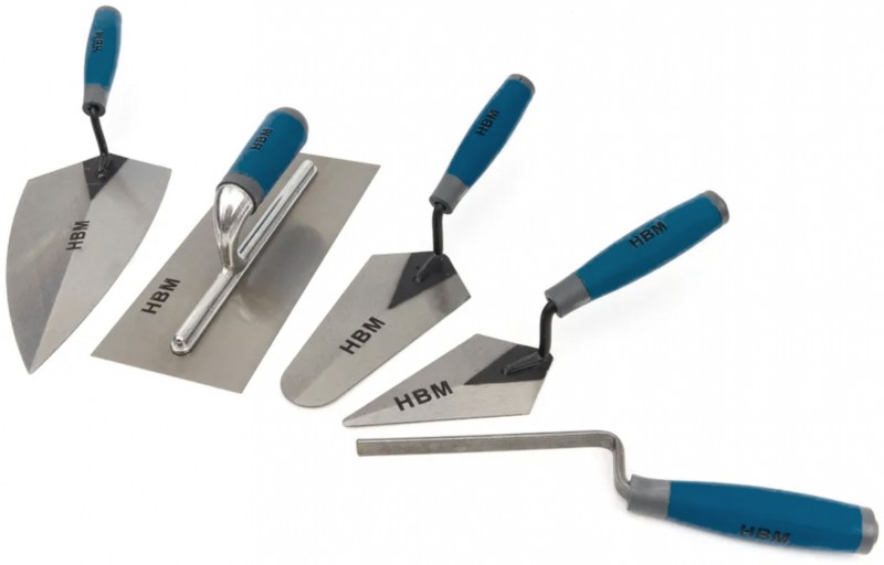 HBM 5-delige Pleistertroffel Set met Soft Grip Handgrepen
