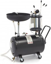 HBM 70 Liter Olieopvangsysteem / Olie Afzuiger Extra Laag, 8 Bar, 10 L Oliecapaciteit