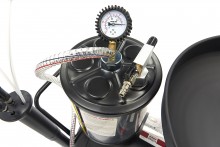 HBM 70 Liter Olieopvangsysteem / Olie Afzuiger Extra Laag, 8 Bar, 10 L Oliecapaciteit