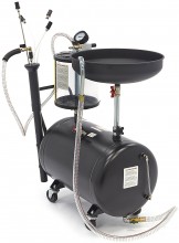 HBM 70 Liter Olieopvangsysteem / Olie Afzuiger Extra Laag, 8 Bar, 10 L Oliecapaciteit