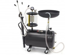 HBM 70 Liter Olieopvangsysteem / Olie Afzuiger Extra Laag, 8 Bar, 10 L Oliecapaciteit