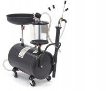 HBM 70 Liter Olieopvangsysteem / Olie Afzuiger Extra Laag, 8 Bar, 10 L Oliecapaciteit