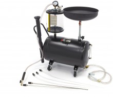 HBM 70 Liter Olieopvangsysteem / Olie Afzuiger Extra Laag, 8 Bar, 10 L Oliecapaciteit