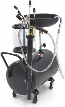 HBM 70 Liter Olieopvangsysteem / Olie Afzuiger Extra Laag, 8 Bar, 10 L Oliecapaciteit